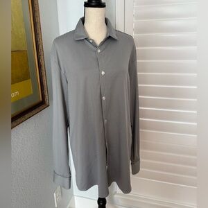 Mizzen+Main micro windowpane checked men’s button down dress shirt